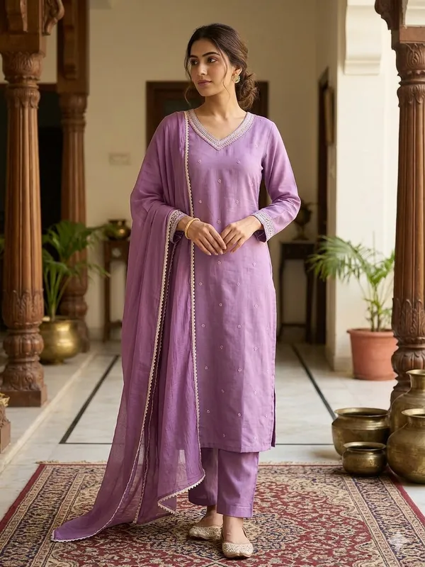 Purple_Ethnic_Kurta_Set_With_Dupatta_For_Women