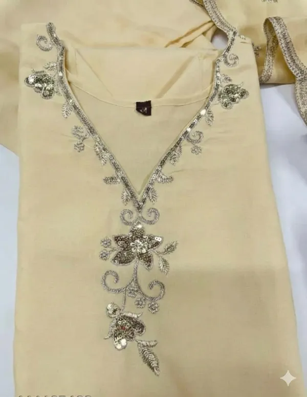 Elegant_Cream_Unstitched_Suit_Material_With_Golden_Embroidery_Work