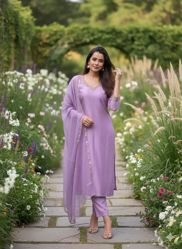 Lavender_Embroidered_Kurta_Set_With_Dupatta