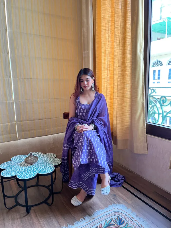 Purple_Printed_Kurta_Set_With_Palazzo_And_Dupatta_Ethnic_Wear_For_Women