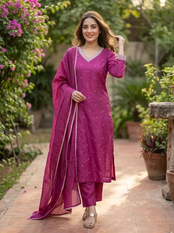 Purple_Embellished_Ethnic_Kurta_Set_With_Dupatta