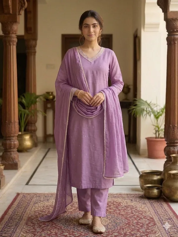 Purple_Ethnic_Kurta_Set_With_Dupatta_For_Women