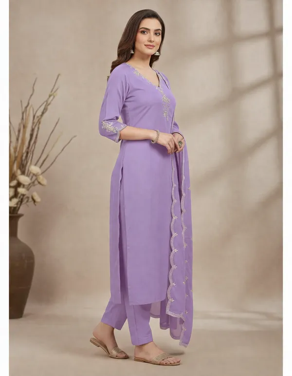 Elegant_Lavender_Embroidered_Suit_Set_With_Dupatta
