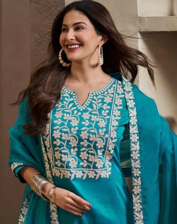 Turquoise_Blue_Embroidered_Suit_Set_With_Dupatta