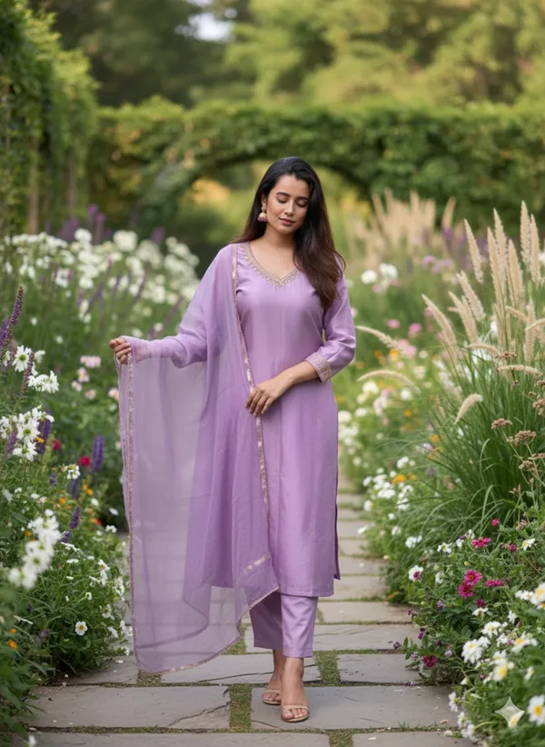 Lavender_Embroidered_Kurta_Set_With_Dupatta
