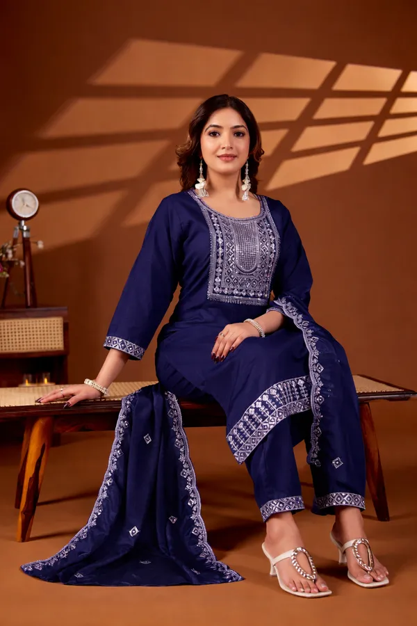 Navy_Blue_Embroidered_Ethnic_Suit_Set_With_Dupatta_Women's_Salwar_Kameez
