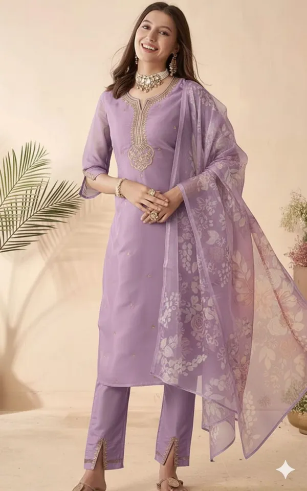 Lavender_Embroidered_Salwar_Suit_With_Printed_Dupatta