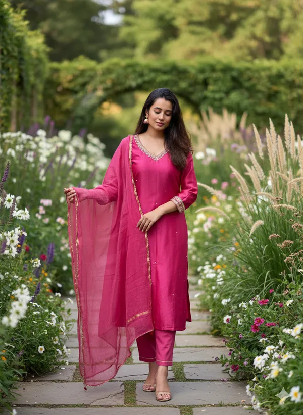 Pink_Embellished_Kurta_Set_With_Dupatta_Ethnic_Women's_Suit