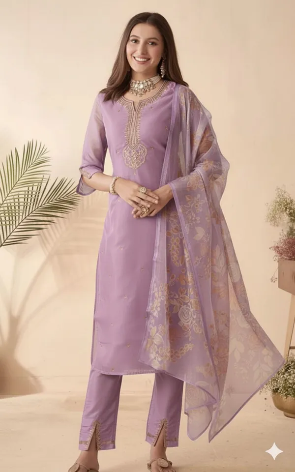 Lavender_Embroidered_Salwar_Suit_With_Printed_Dupatta