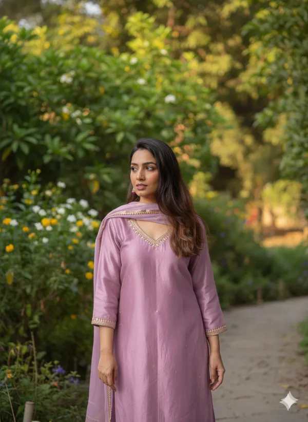 Lavender_Embroidered_Kurta_Set_With_Dupatta