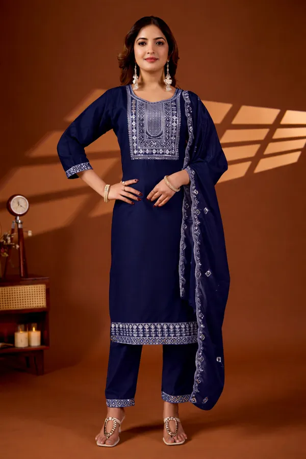 Navy_Blue_Embroidered_Ethnic_Suit_Set_With_Dupatta_Women's_Salwar_Kameez