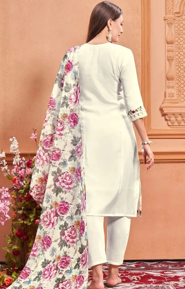 White_Floral_Embroidered_Kurta_Set_With_Printed_Dupatta
