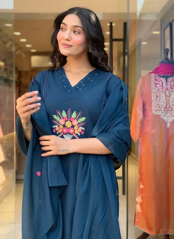 Women's_Teal_Blue_Embroidered_Kurta_Set_With_Dupatta_Ethnic_Wear