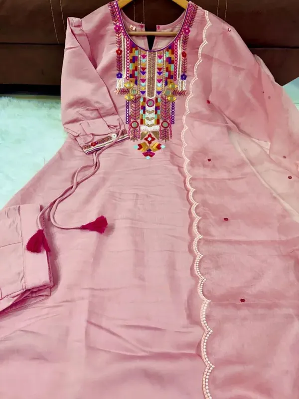 Pink_Embroidered_Suit_With_Multicolour_Mirror_Work_And_Dupatta