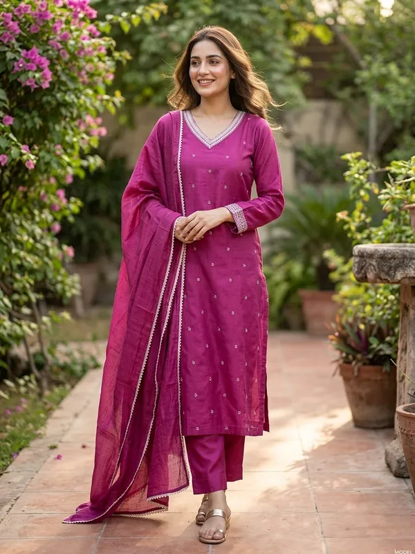 Purple_Embellished_Ethnic_Kurta_Set_With_Dupatta