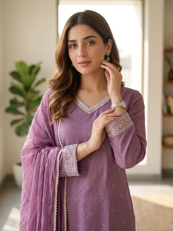 Purple_Ethnic_Kurta_Set_With_Dupatta_For_Women