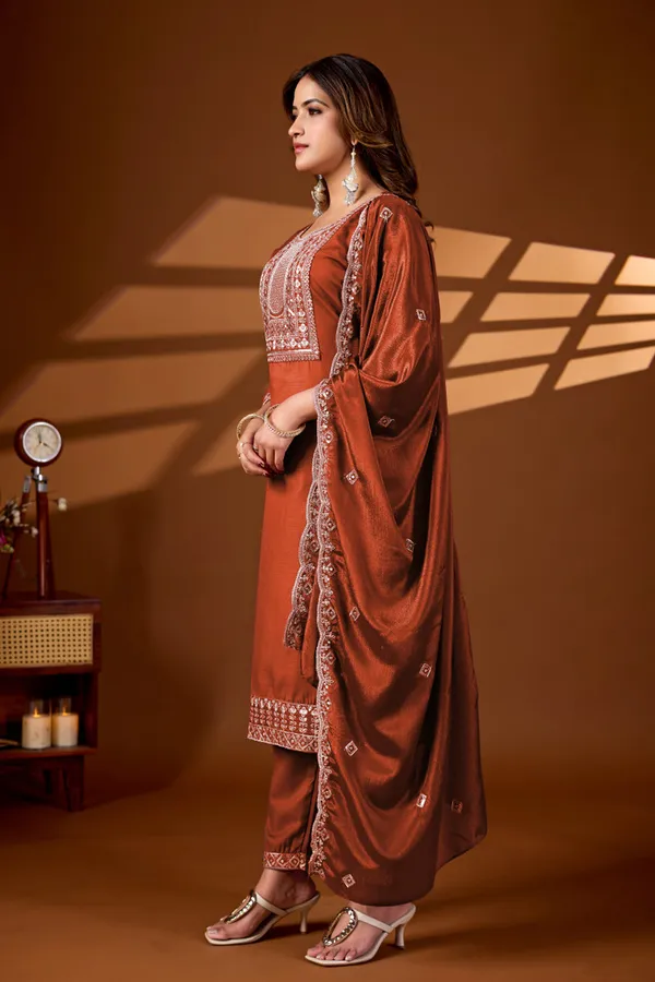 Rust_Orange_Embroidered_Kurta_Set_With_Dupatta_Ethnic_Wear_For_Women