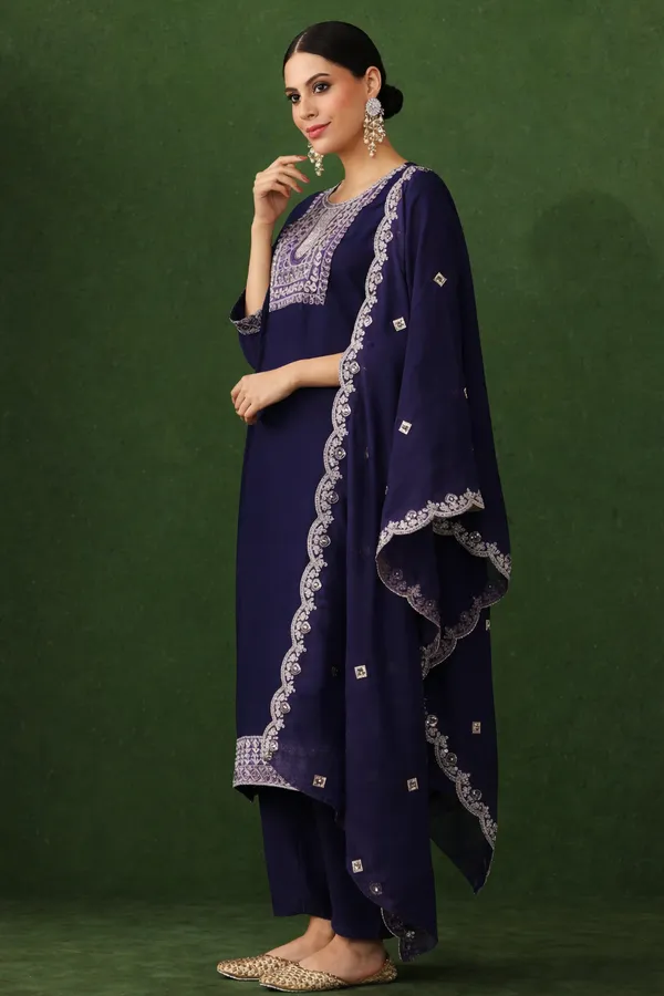 Navy_Blue_Embroidered_Ethnic_Suit_Set_With_Dupatta_Women's_Salwar_Kameez