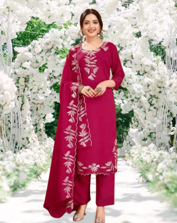 Pink_Embroidered_Ethnic_Co_Ord_Set_With_Dupatta