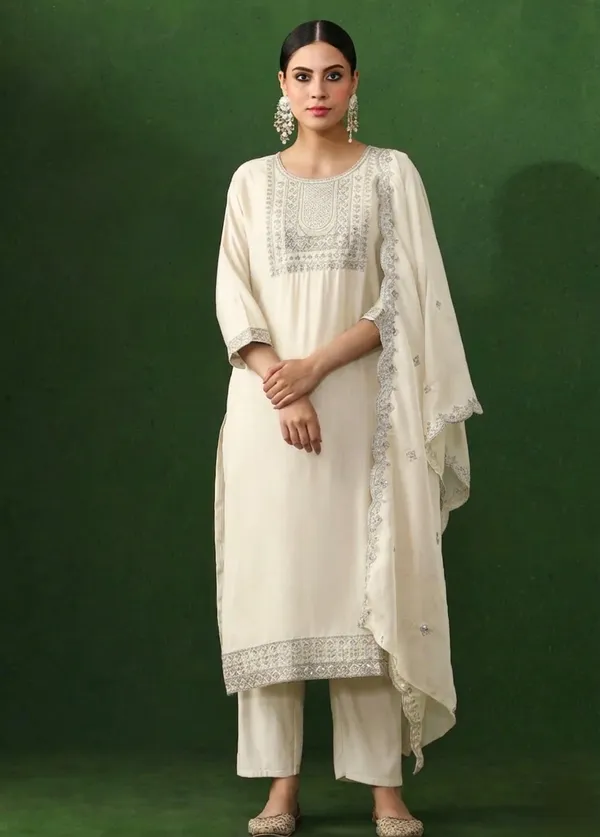 Off_White_Embroidered_Ethnic_Suit_Set_With_Dupatta