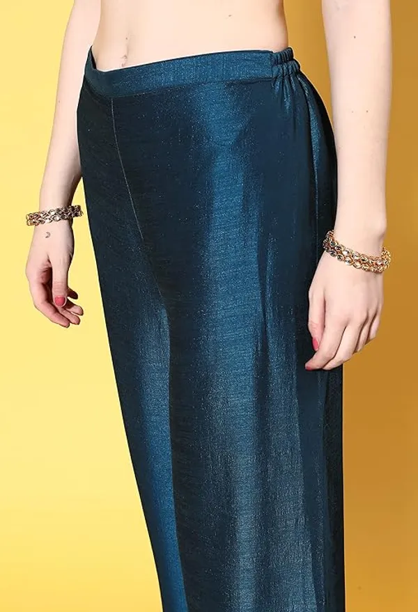 Teal_Blue_Embellished_Kurta_Palazzo_Set_With_Dupatta
