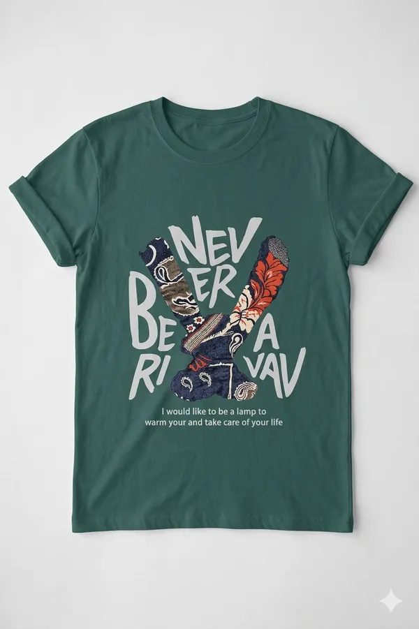 Green_Never_Be_My_Rival_Slogan_Print_T_Shirt_For_Men