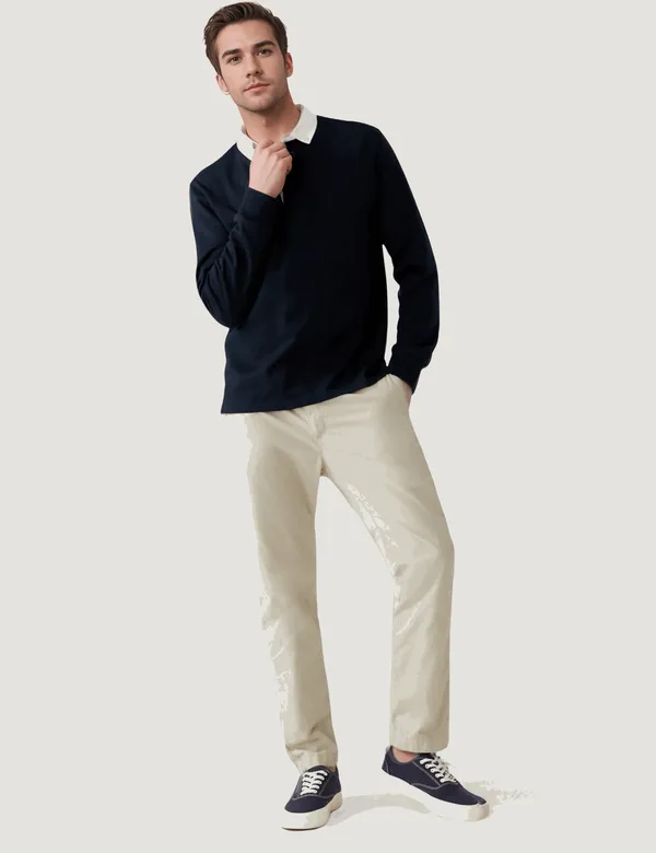 Navy_Blue_Contrast_Collar_Polo_T_Shirt_For_Stylish_And_Comfortable_For_Men