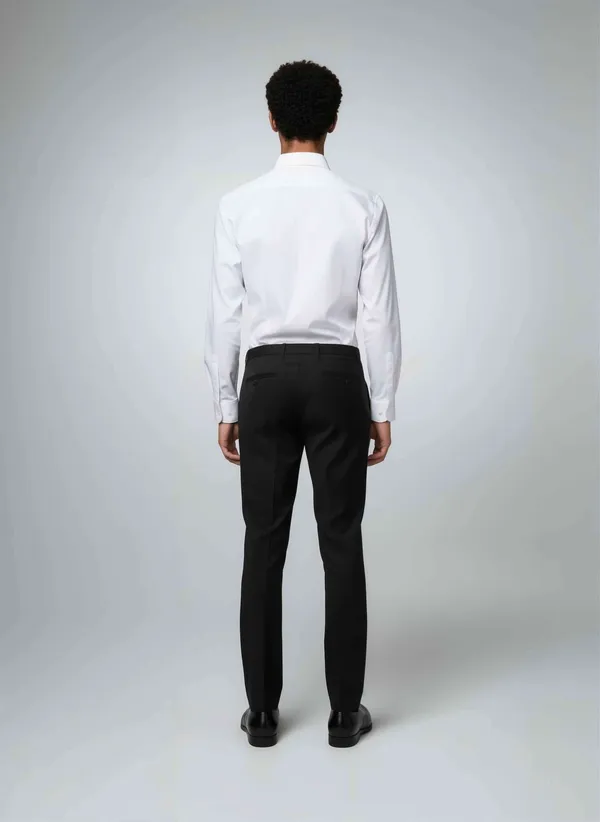White_Supima_Cotton_Ivory_Essential_Casual_Shirt_For_Men