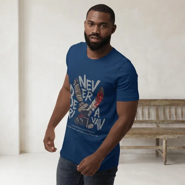 Blue_Never_Be_My_Rival_Slogan_Print_T_Shirt_For_Men