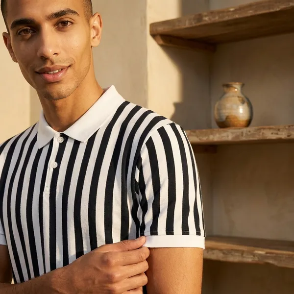 Navy_Blue_And_Ivory_Metro_Vertical_Knit_Polo_T_Shirt_Ivory_Stripes_For_Men