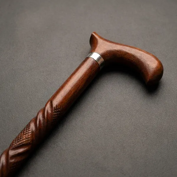Elegant_Wooden_Walking_Stick_With_Carved_Handle