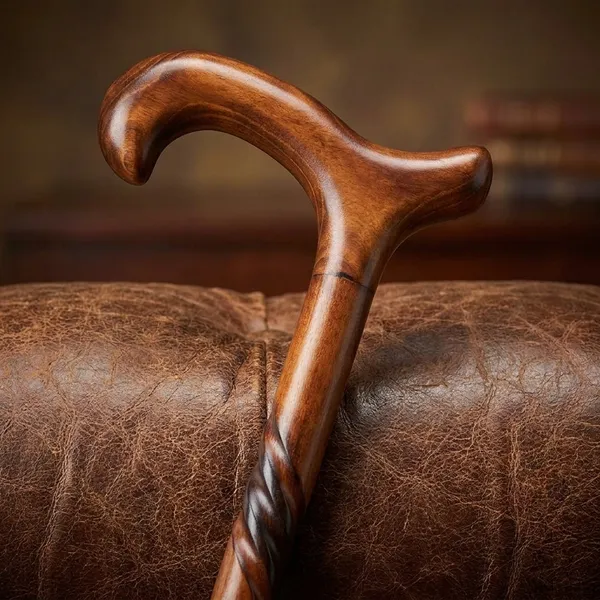Lifestyle_Helpmate_Wooden_Walking_Cane_With_Twisted_Carved_Handle_And_Rubber_Tip