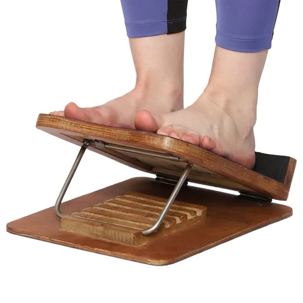 Lifestyle_Helpmate_Adjustable_Wooden_Footrest_And_Calf_Stretcher_With_Massage_Rollers