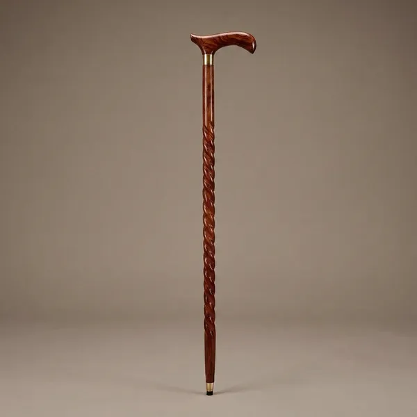 Wooden_Walking_Stick_With_Carved_Handle_And_Twisted_Shaft_Design