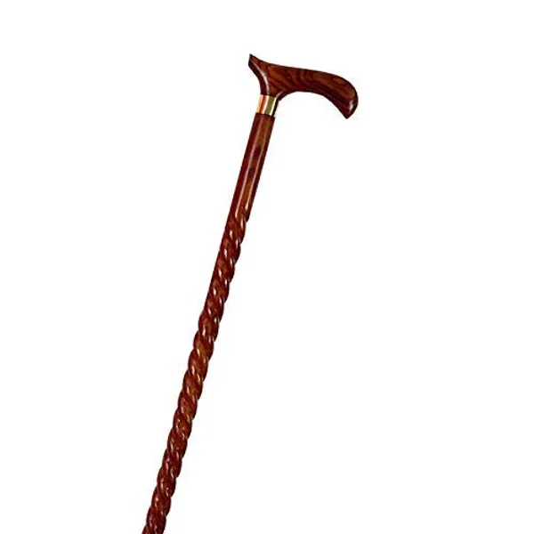 Wooden_Walking_Stick_With_Carved_Handle_And_Twisted_Shaft_Design