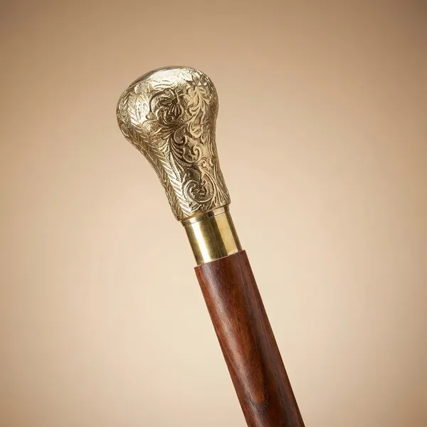 Vintage_Brass_Walking_Stick_With_Ornate_Handle