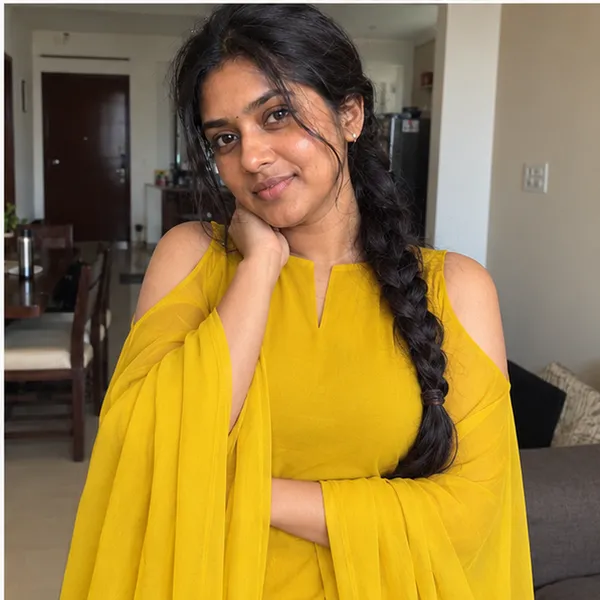 Mustard_Yellow_Cold_Shoulder_Straight_Kurta_With_Pearl_Lace_Hem_And_Pant_Set