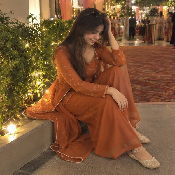 Rust_Orange_Georgette_Floral_Embroidered_Straight_Kurta_With_Wide_Leg_Palazzo_And_Dupatta_Set