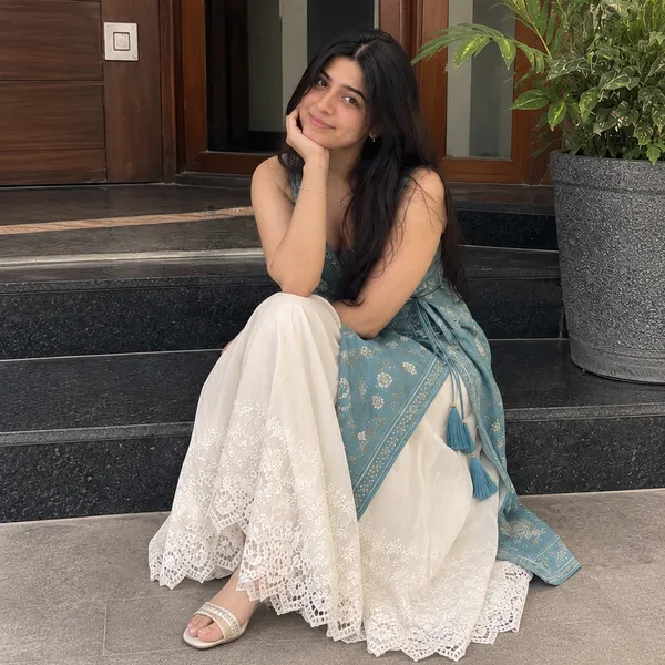 Sky_Blue_Cotton_Paisley_Print_Angrakha_Kurta_With_Embroidered_White_Sharara_Set
