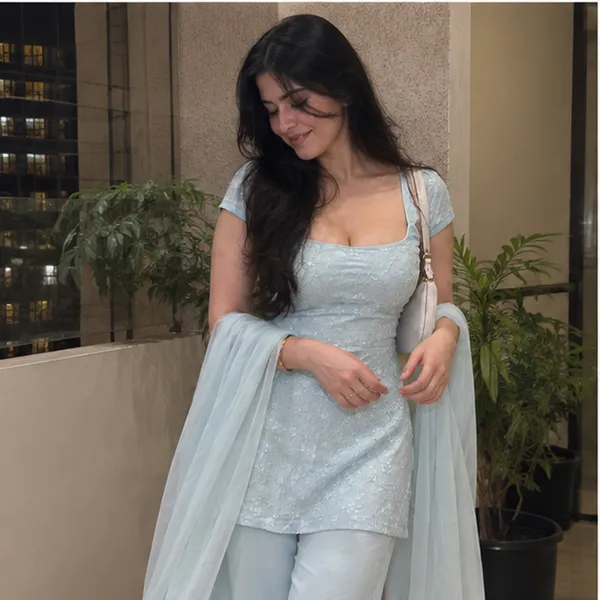 Sky_Blue_Georgette_Chikankari_Embroidered_Kurta_With_Fitted_Pant_And_Dupatta_Set