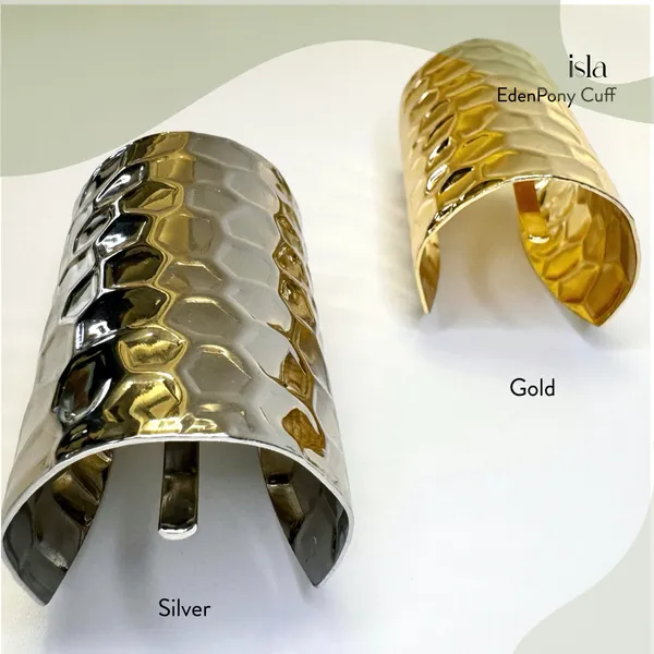 Isla_Eden_Pony_Cuff_Long_Gold