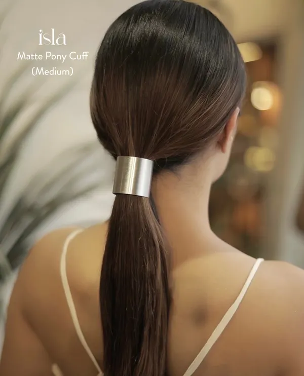 Isla_Matte_Pony_Cuff_|_Silver_|_Medium