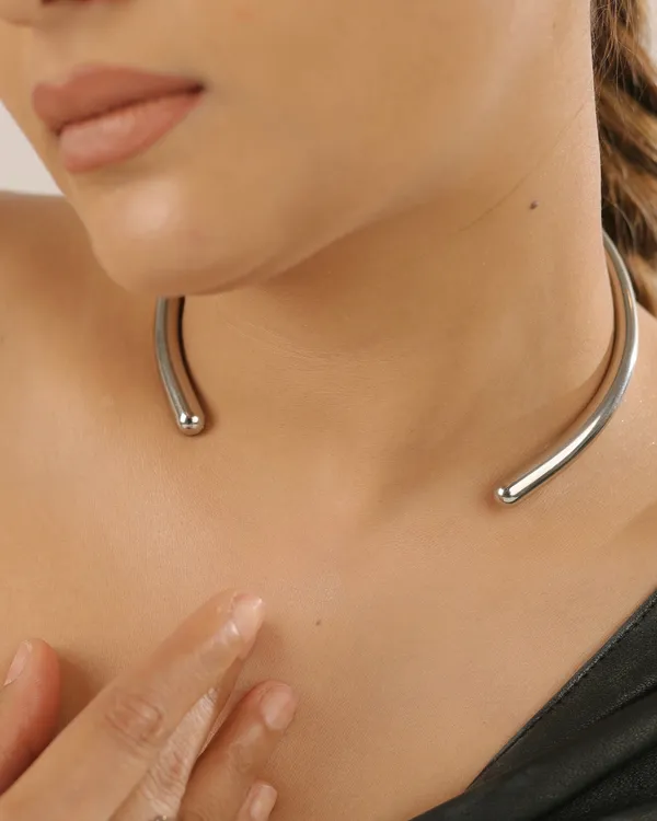 Hailey_Choker_Silver