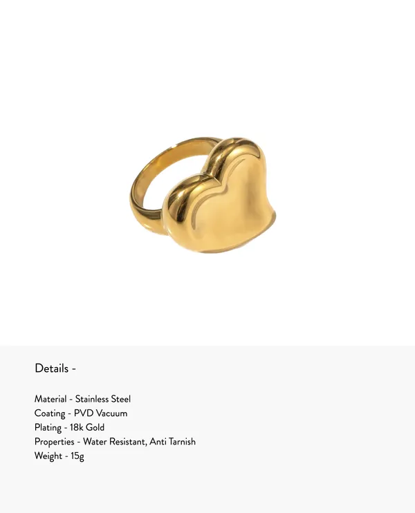 Raashi_X_Fallon_Chunky_Heart_Ring_Size_7