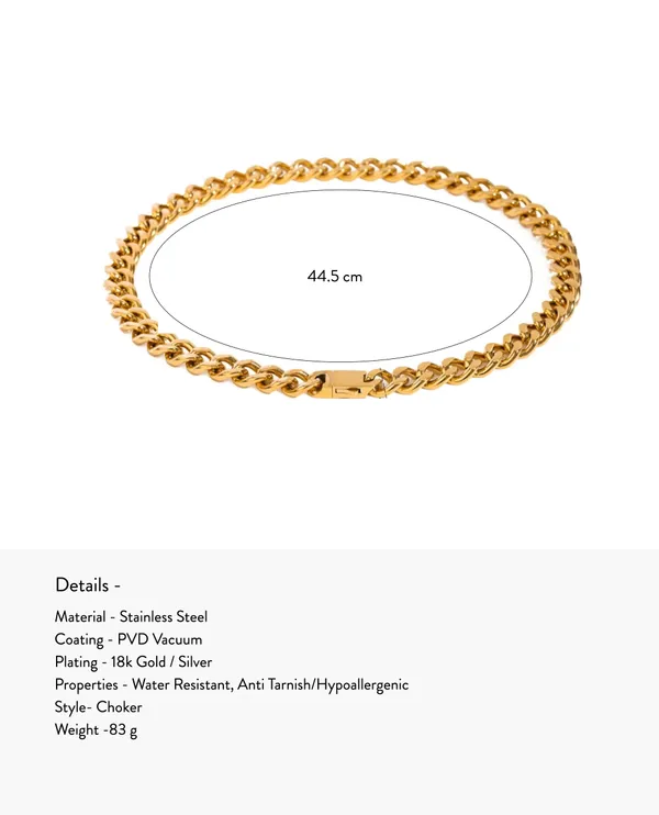 Cuban_Choker_Silver