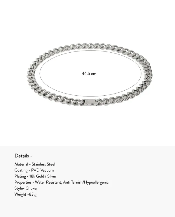 Cuban_Choker_Silver