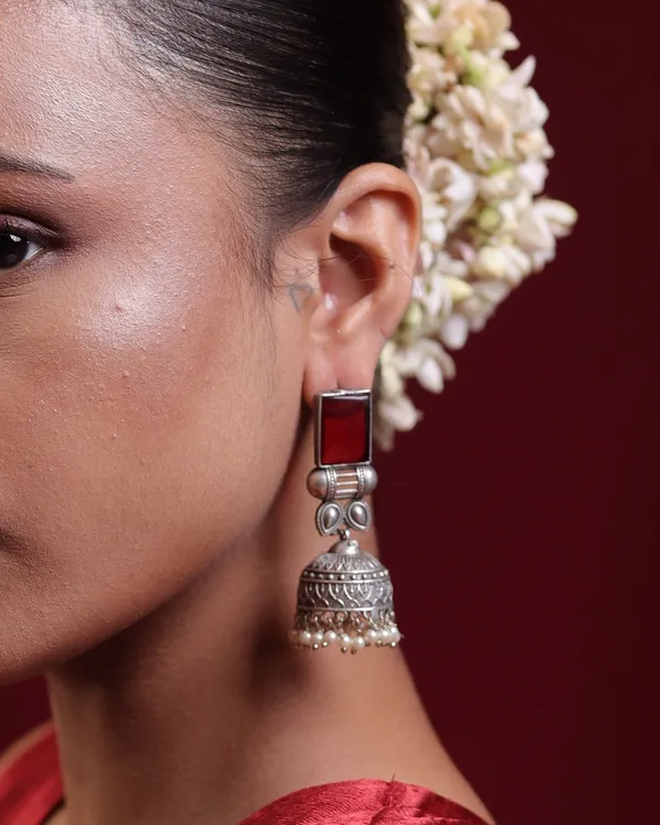 Chaya_Jhumki_Red