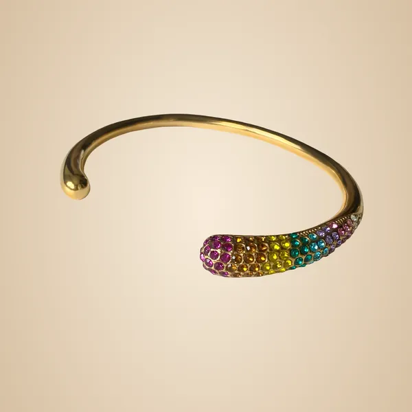 Rae_Rainbow_Pebble_Bangle_Adjustable_Single