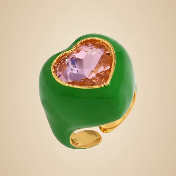 Amore_Rings_Free_Size_Green