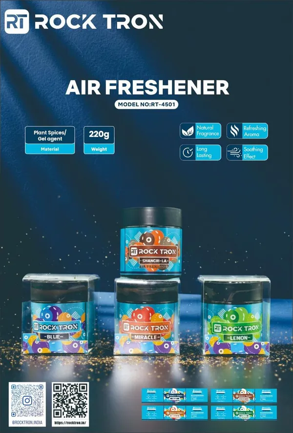 Car_Perfume_Gel_Blue_Air_Freshener220grm_Rocktron_Long_Lasting_Refreshing_Aroma__Shooting_Effect